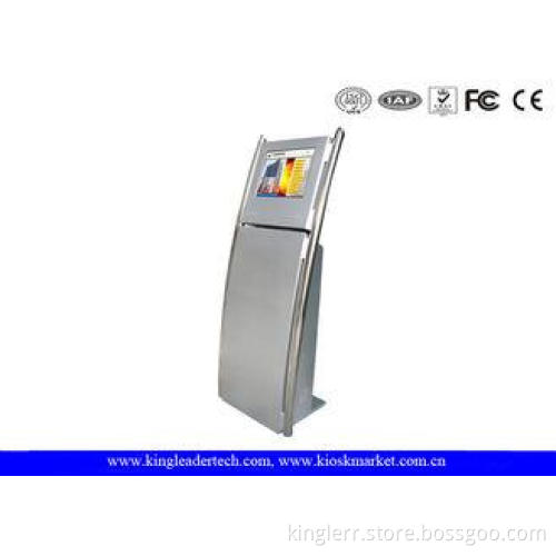 Customizable Information Touch Screen Kiosk Stand , Two Sta